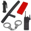 LEAN TOYS Policijas komplekts ar vesti, šauteni, masku, rāciju un aksesuāriem
