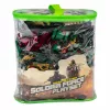 LEAN TOYS Militārā bāze figūras karavīri transportlīdzekļi lielais militārais komplekts 300 gab.