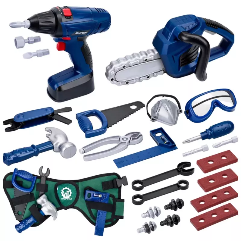 LEAN TOYS DIY Instrumentu Kaste Skrūvgriežu Komplekts 30 gab.