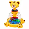 LEAN TOYS Interaktīvā tīģerkasīša virpuļtopa ar virpuļbumbiņām mazuļiem