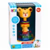 LEAN TOYS Interaktīvā tīģerkasīša virpuļtopa ar virpuļbumbiņām mazuļiem