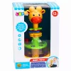 LEAN TOYS Interaktīva žirafes griežamā virsma ar griežamām bumbiņām zīdaiņiem