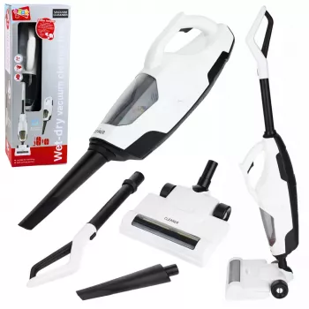 LEAN TOYS Bērnu rotaļu putekļsūcējs vertikāls rokas 2-in-1 sūkšanas funkcija skaņas