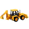LEAN TOYS Construction Excavator Loader Bulldozer ar piedziņu, gaismām un skaņām - Dzeltens