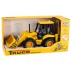 LEAN TOYS Construction Excavator Loader Bulldozer ar piedziņu, gaismām un skaņām - Dzeltens