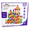 LEAN TOYS Magnētisko konstrukciju nūjiņu komplekts Krāsains 166 gab.
