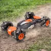 LEAN TOYS RC Auto Ar Tālvadību Drifta Akrobātika Twist Oranžs 1:16