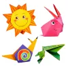 LEAN Origami Kit Krāsains Papīrs Instrukciju Buklets 100 Lapas