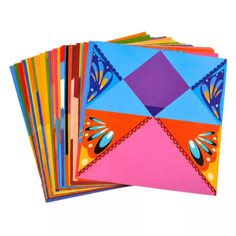 LEAN Origami Kit Krāsains Papīrs Instrukciju Buklets 100 Lapas