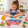 LEAN Origami Kit Krāsains Papīrs Instrukciju Buklets 100 Lapas