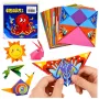 LEAN Origami Kit Krāsains Papīrs Instrukciju Buklets 100 Lapas