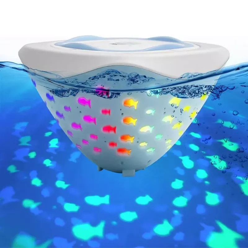 LEAN LED baseina gaisma ūdenim IP68 Fish Color LED 6 režīmi