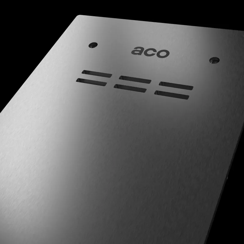 ACO FAM-P-1NPACC Iegremdējamais panelis ar RFID lasītāju 1 abonentam, sudrabs