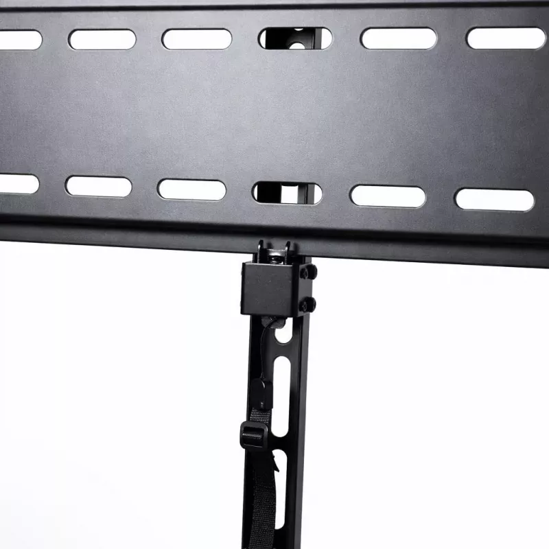 ART AR-95 Fiksēts TV sienas stiprinājums 55-100 collu ekrāniem, 140 kg ietilpība, VESA 900x600, 33 mm profils, melns