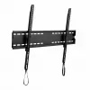 ART AR-95 Fiksēts TV sienas stiprinājums 55-100 collu ekrāniem, 140 kg ietilpība, VESA 900x600, 33 mm profils, melns