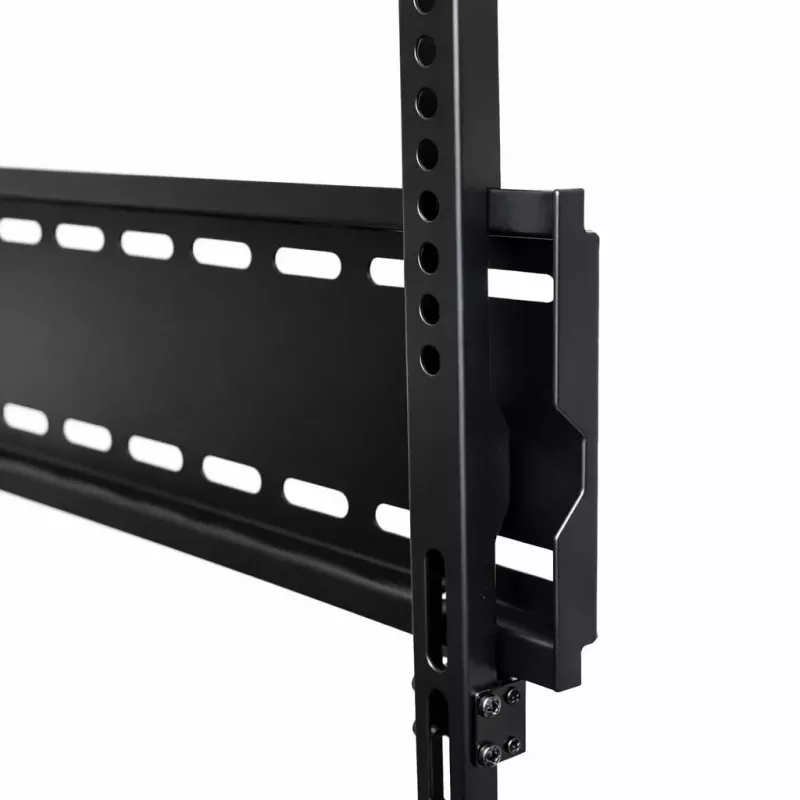 ART AR-95 Fiksēts TV sienas stiprinājums 55-100 collu ekrāniem, 140 kg ietilpība, VESA 900x600, 33 mm profils, melns