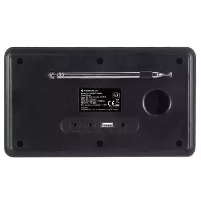 Ferguson Regent i200s interneta radio ar FM/DAB+/Spotify Connect, melns