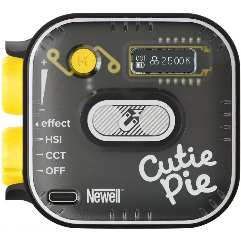 Newell RGB Cutie Pie LED Lamp - Melns