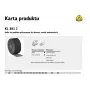 KINDERKRAFT ALOTEX B KL381J Abrazīvā ruļļa, P120, 150mm x 50m, Brūns