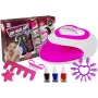 LEAN TOYS Bērnu nagu lakas komplekts + nagu lampa