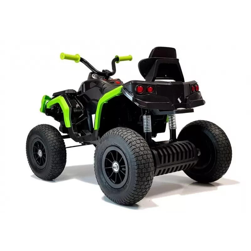 Quad BDM0906 elektriskais bērnu kvadracikls ar piepūšamiem riteņiem, LED gaismām, MP3, melns