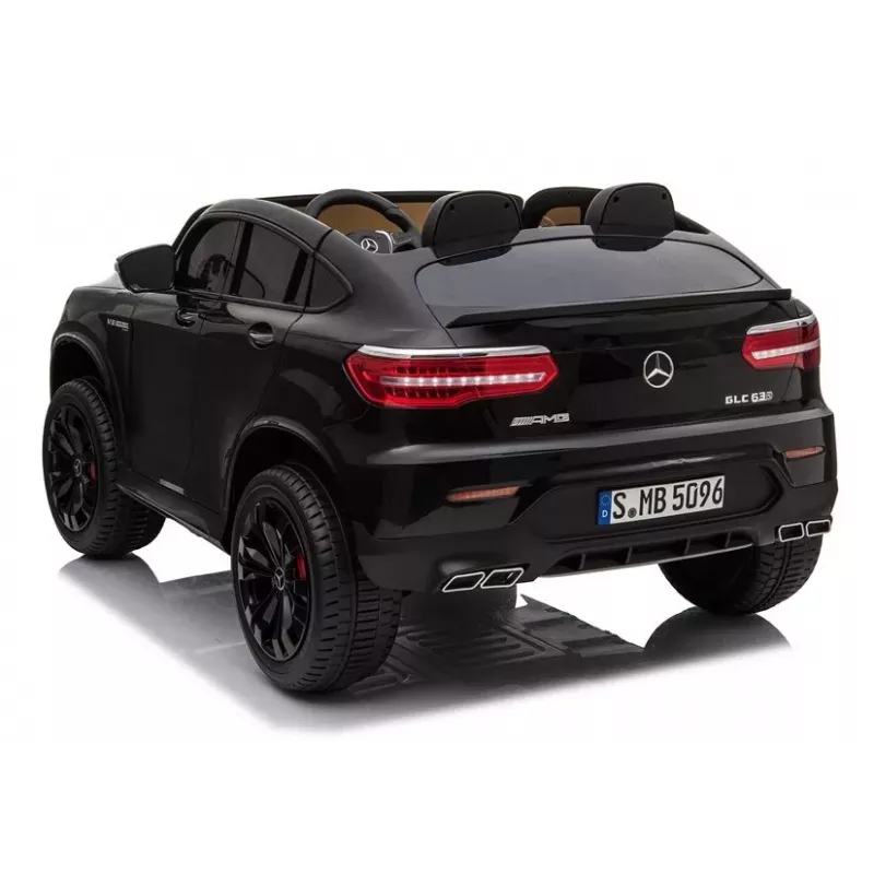 LEAN CARS Elektriskā braucamā automašīna Mercedes GLC 63S QLS MP4 Melna Krāsota
