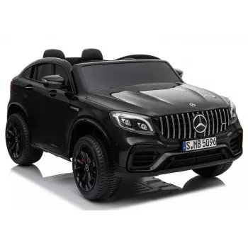 LEAN CARS Elektriskā braucamā automašīna Mercedes GLC 63S QLS MP4 Melna Krāsota