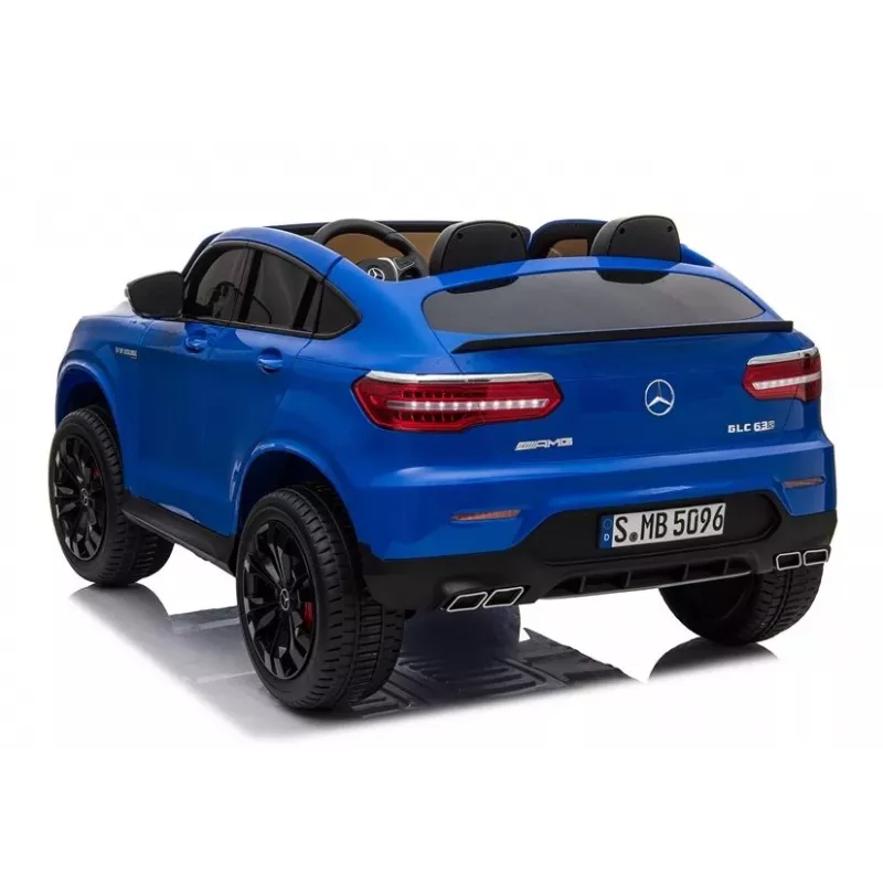 LEAN CARS Elektriskā braucamā automašīna Mercedes GLC 63S QLS MP4 Zilā krāsā