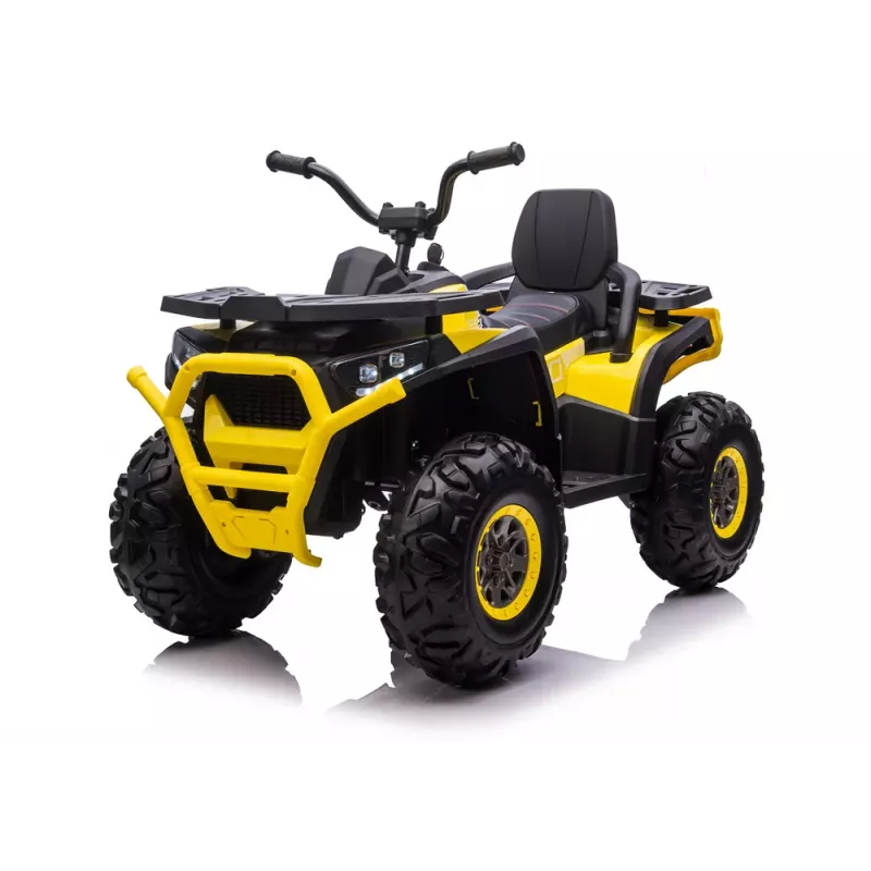 QUAD LOCK Electric Ride On Quad XMX607 bērniem ar LED gaismām MP3 - Dzeltens
