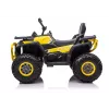 QUAD LOCK Electric Ride On Quad XMX607 bērniem ar LED gaismām MP3 - Dzeltens
