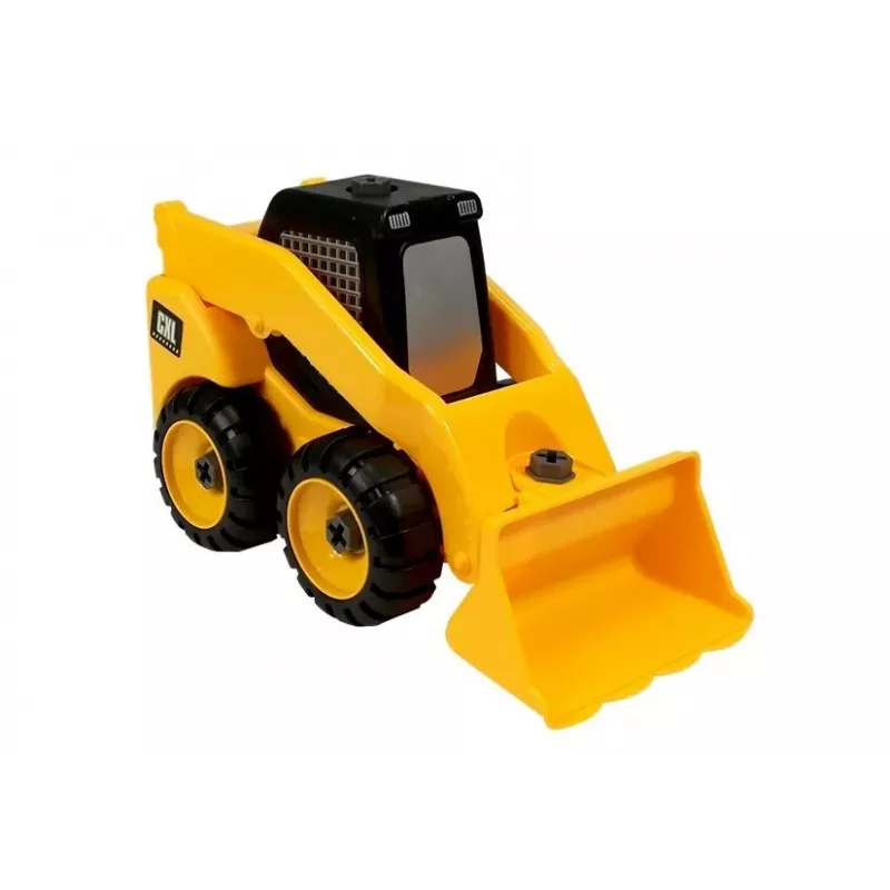 LEAN TOYS Celtniecības laukuma komplekts Ekskavators Pašizgāzējs Celtnis