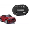 LEAN CARS Radio Panel for Electric Ride On Car BMW X6M