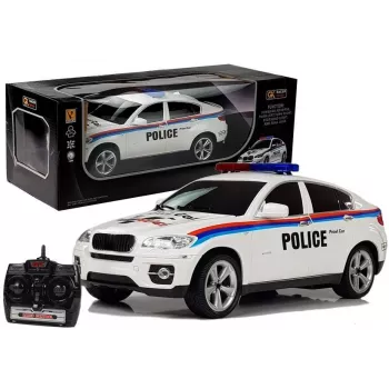 Vadāma automašīna Policijas kupeja R/C 4861 Lean Toys