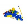 LEAN TOYS Baby R/C Airplane ar tālvadības stūres ratu Zils