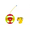 LEAN TOYS Baby R/C Airplane ar tālvadības stūres ratu Zils
