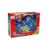 LEAN TOYS Baby R/C Airplane ar tālvadības stūres ratu Zils