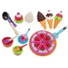 LEAN TOYS Saldumu, desertu, saldējuma, cepumu aksesuāru komplekts - Lomu spēles pārtikas komplekts