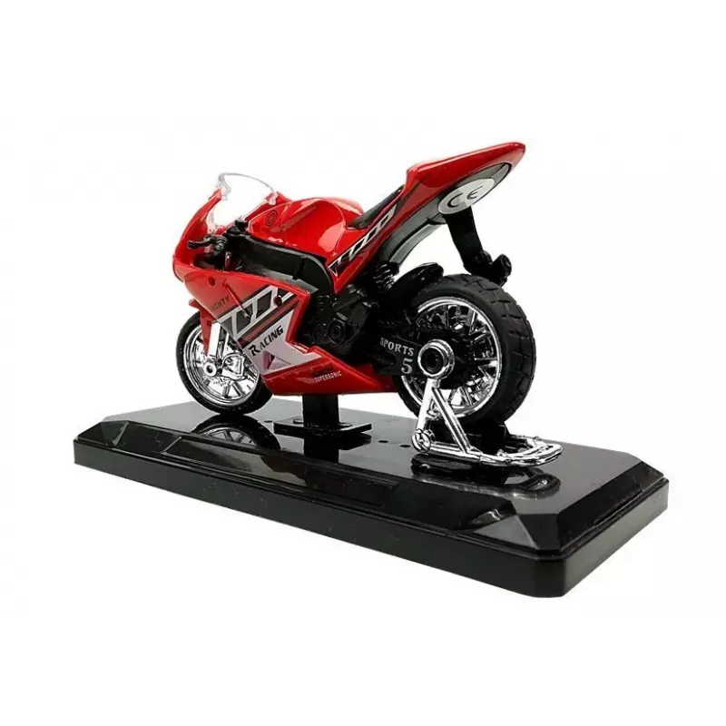 LEAN TOYS Sporta motocikls ar skaņām 1:18 4 krāsas