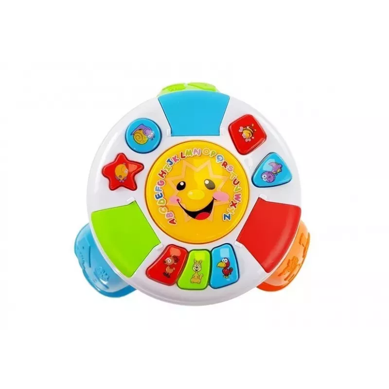 LEAN TOYS Izglītojošais galds mazulim Krāsains ar skaņām