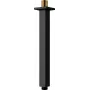 DEANTE Griestu dušas uzgalis 250 mm Matēti melns Arnika Nero
