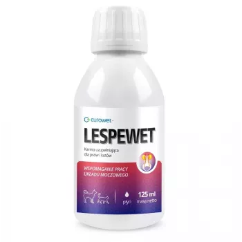 EUROWET Lespewet - Uztura bagātinātājs suņiem un kaķiem - 125ml - Nieru funkcijas atbalstam