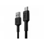 Green Cell GC PowerStream Fast Charging Ultra Charge USB-A uz USB-C kabelis 30cm