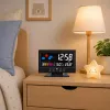 LEAN Digital Clock with Indoor Thermometer and Hygrometer LED Weather Station