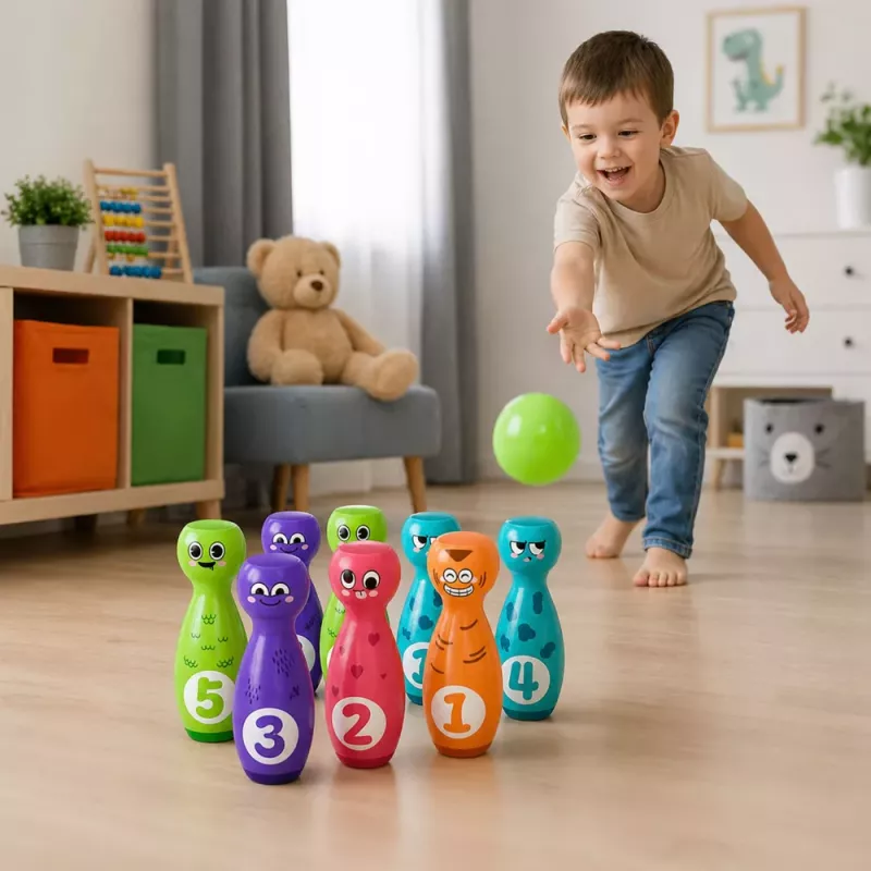 LEAN TOYS Bļošana ar smaidiņiem izglītojoša spēle bērniem prasmju sports 10 gab.