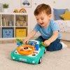 LEAN TOYS Interaktīvais paneļa braukšanas simulators ar gaismām un skaņām zils