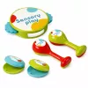 LEAN TOYS Musical Instruments For Children Drum Rattles Tambourine Castanets