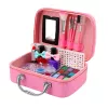 LEAN TOYS Beauty Set kosmētikas soma bērniem, nagu aksesuāri, žāvētājs, 20 gab.