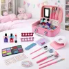 LEAN TOYS Beauty Set kosmētikas soma bērniem, nagu aksesuāri, žāvētājs, 20 gab.