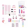LEAN TOYS Beauty Set Bērnu kosmētikas kastīte Rozā Vienradzis 72 gab.