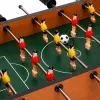 LEAN TOYS Galda futbols Arcade spēle Mini koka spēļu galds 50x25 cm